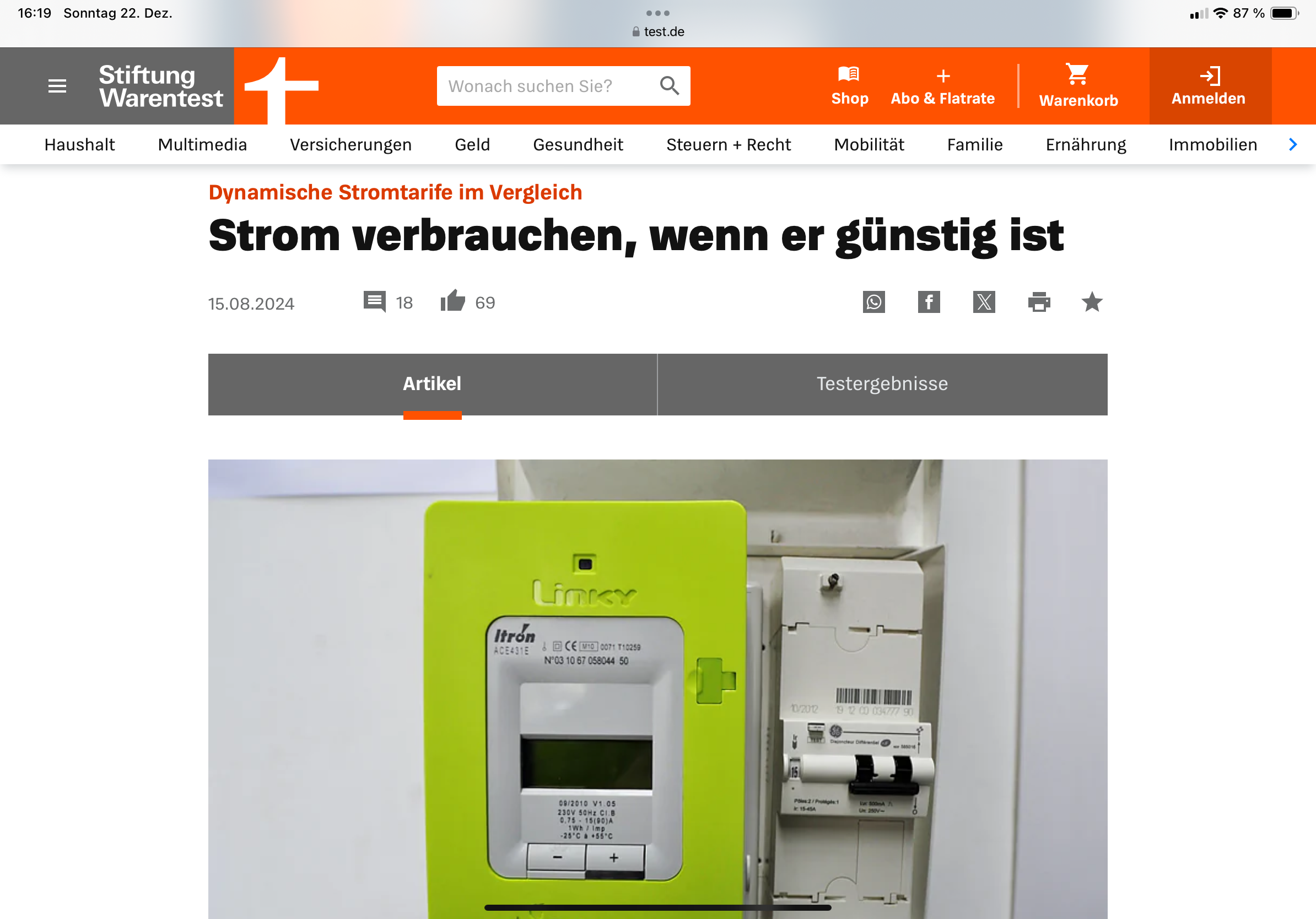 Du betrachtest gerade Stiftung Warentest hat dynamische Stromtarife verglichen